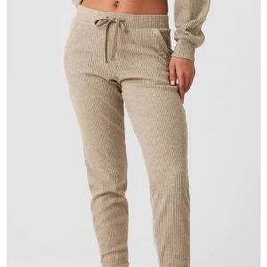 Muse high waist ribbed joggers
